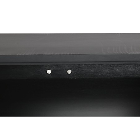 Buffet DKD Home Decor 160 x 40 x 80 cm Noir Gris Blanc Os Résine Bois