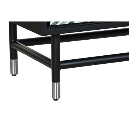 Credenza DKD Home Decor 160 x 40 x 80 cm Nero Grigio Bianco Osso Resin