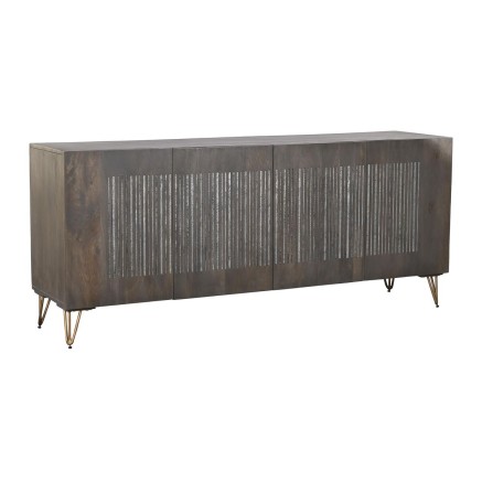 Credenza DKD Home Decor Marrone Metallo Legno di mango 177 x 45 x 77 c