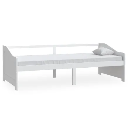 Lit de repos 3 places sans matelas Blanc 90x200 cm 2