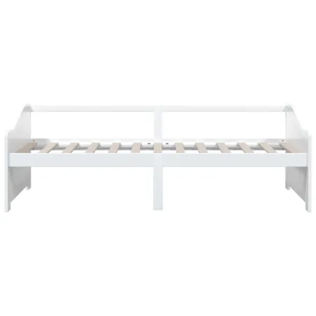 Lit de repos 3 places sans matelas Blanc 90x200 cm