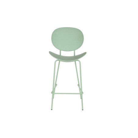 Sgabello DKD Home Decor 52,5 x 49 x 104 cm Metallo Verde polipropilene