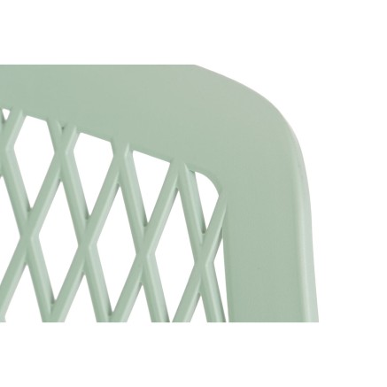 Silla de Comedor DKD Home Decor 57 x 57 x 80,5 cm Verde 2