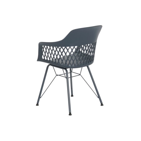 Sedia da Sala da Pranzo DKD Home Decor Azzurro Blu Marino 57 x 57 x 80