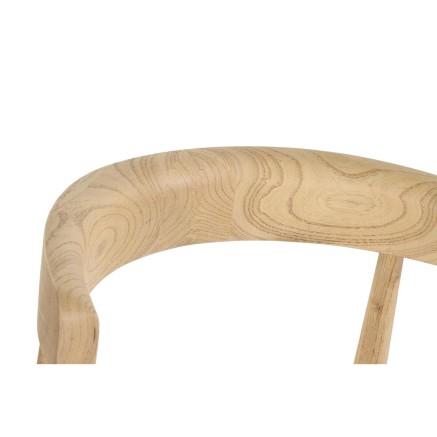 Silla de Comedor DKD Home Decor Natural 55 x 46 x 80 cm 2
