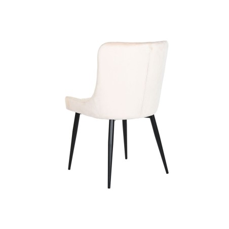 Keukenstoel DKD Home Decor Beige Metaal Polyester (56 x 51 x 84 cm)