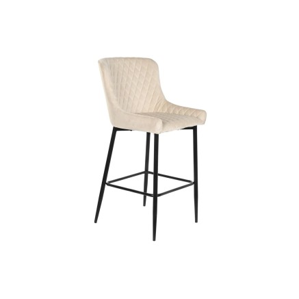 Tabouret DKD Home Decor Noir Beige Métal 58,5 x 48,5 x 96,5 cm 48 x 5