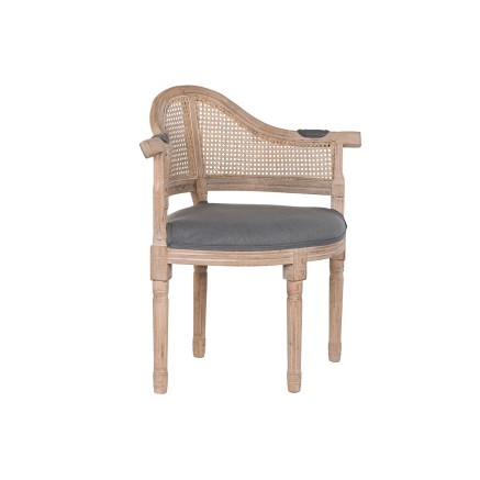 Silla de Comedor DKD Home Decor Gris oscuro 67 x 51 x 85 cm 79 x 53 x