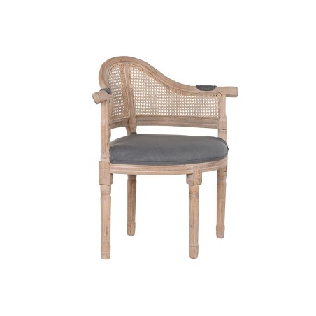 Silla de Comedor DKD Home Decor Gris oscuro 67 x 51 x 85 cm 79 x 53 x