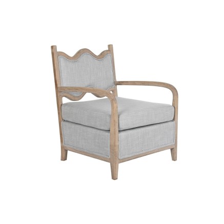 Armchair DKD Home Decor 66 x 70 x 88 cm 70 x 73 x 88 cm Fir Light brow 2