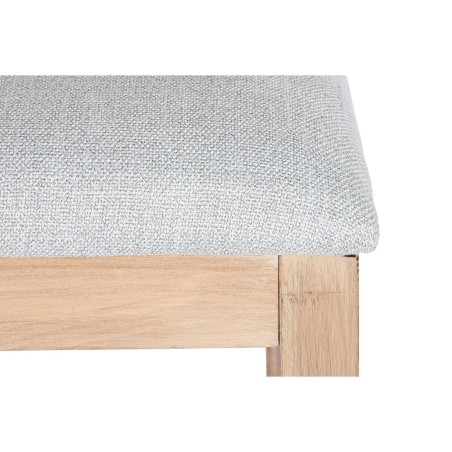 Esszimmerstuhl DKD Home Decor Tanne Polyester Hellgrau (46 x 61 x 86 c
