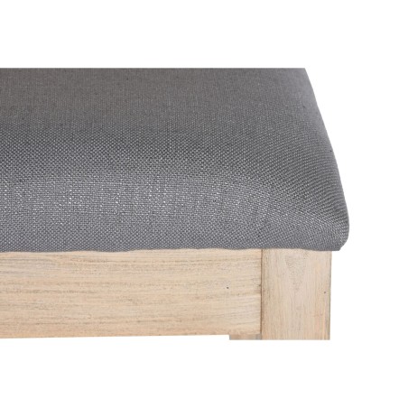 Esszimmerstuhl DKD Home Decor Tanne Polyester Dunkelgrau (46 x 61 x 86