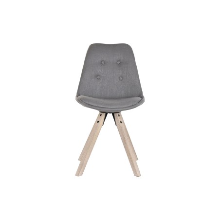 Keukenstoel DKD Home Decor Polyester Donker grijs Ek (48 x 44 x 84 cm)