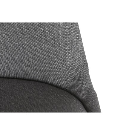 Keukenstoel DKD Home Decor Polyester Donker grijs Ek (48 x 44 x 84 cm)