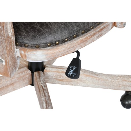 Chaise de Salle à Manger DKD Home Decor Noir Brun foncé 52 x 50 x 88
