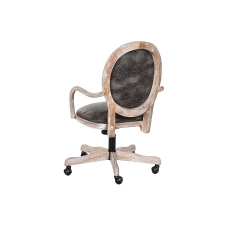 Chaise de Salle à Manger DKD Home Decor Noir Brun foncé 52 x 50 x 88