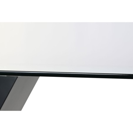 Mesa de Comedor DKD Home Decor Negro Madera Cristal Templado Madera MD