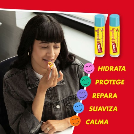 Balsamo Idratante Carmex Hi Anti-Age Trasparente Frutti rossi Stick Vo