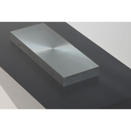 Table de Salle à Manger DKD Home Decor Noir Bois Verre trempé Bois M