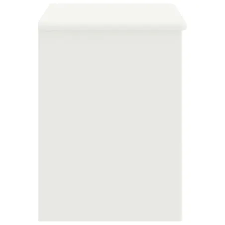 Table de chevet Blanc 35x30x40 cm Bois de pin massif