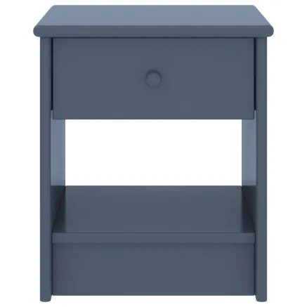 Table de chevet Gris clair 35x30x40 cm Bois de pin massif 2