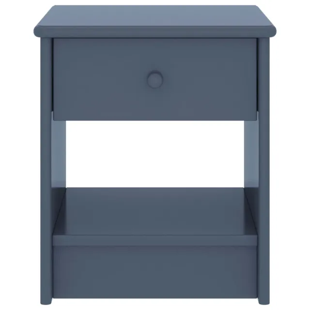 Table de chevet Gris clair 35x30x40 cm Bois de pin massif