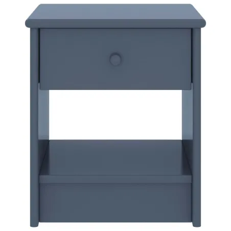 Table de chevet Gris clair 35x30x40 cm Bois de pin massif