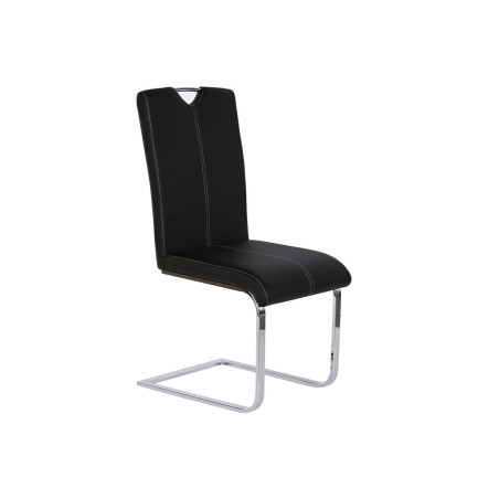 Silla de Comedor DKD Home Decor Negro Metal Poliuretano (59 x 45 x 102