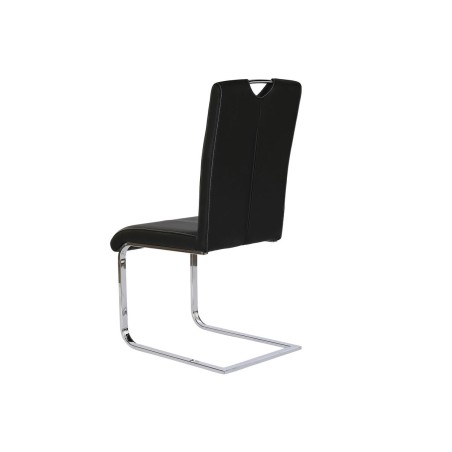 Sedia da Sala da Pranzo DKD Home Decor Nero Metallo Poliuretano (59 x