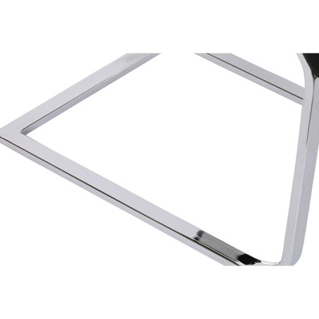 Sedia da Sala da Pranzo DKD Home Decor Nero Metallo Poliuretano (59 x