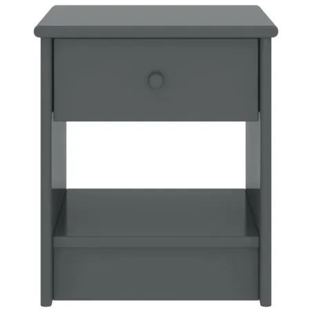Table de chevet Gris foncé 35x30x40 cm Bois de pin massif