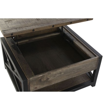 Ophefbare Salontafel DKD Home Decor 116 x 74 x 44 cm Metaal Mangohout