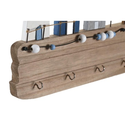 Portemanteau DKD Home Decor Bois MDF (34,5 x 1,5 x 21,5 cm) 2