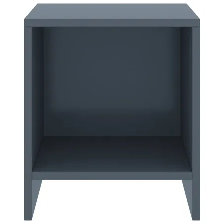 Tables de chevet 2 pcs Gris clair 35x30x40cm Bois de pin massif