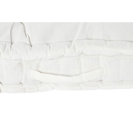 Cuscino da pavimento DKD Home Decor Azzurro Blu Marino Greige 110 x 78 2