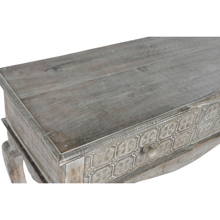 Recibidor con 2 Cajones DKD Home Decor Blanco Marrón 91 x 42 x 81 cm 2
