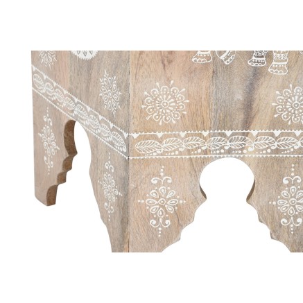 Juego de 2 mesas DKD Home Decor Natural 48 x 41,5 x 49 cm 2