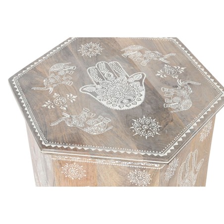 Set van 2 tafels DKD Home Decor Natuurlijk 48 x 41,5 x 49 cm