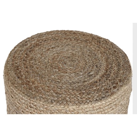 Poggiapiedi DKD Home Decor Marrone Naturale Città 40 x 40 x 45 cm