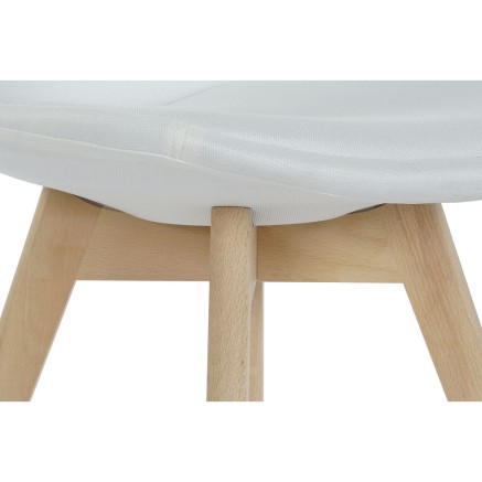 Stuhl DKD Home Decor Weiß 48 x 56 x 83 cm 2