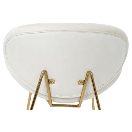 Stoel DKD Home Decor Wit Gouden 63 x 57 x 73 cm