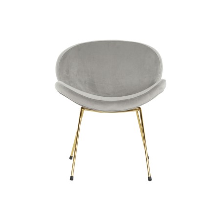Stuhl DKD Home Decor Gold Hellgrau 62 x 58 x 73 cm