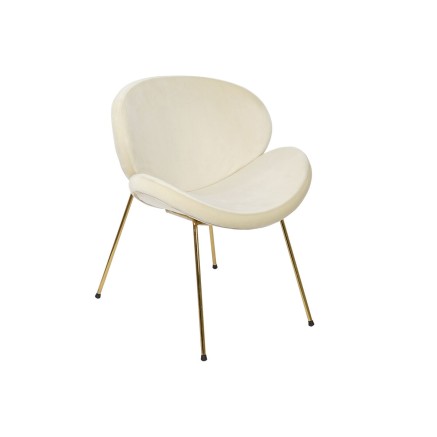 Stuhl DKD Home Decor Gold Beige 63 x 57 x 73 cm