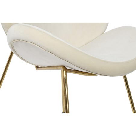 Stuhl DKD Home Decor Gold Beige 63 x 57 x 73 cm