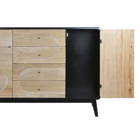 Aparador DKD Home Decor Negro Madera 120 x 40 x 90 cm