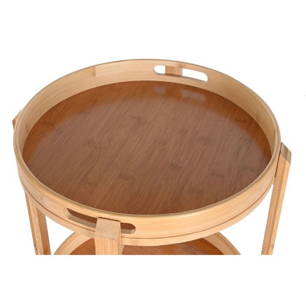 Chariot de service DKD Home Decor Naturel 44 x 44 x 90 cm 2