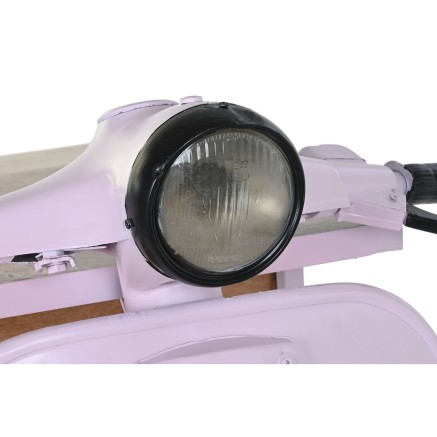 Cajonera DKD Home Decor 100 x 68 x 105 cm Metal Moto Rosa claro Madera 2