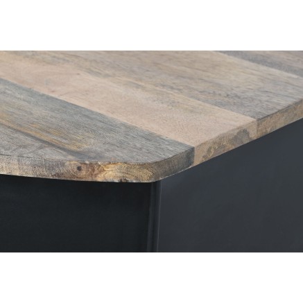 Bar unit DKD Home Decor White Brown Black 157 x 52 x 90 cm BAR 2