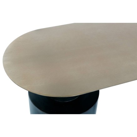 Mesa auxiliar DKD Home Decor 107 x 36 x 78 cm Negro Dorado Hierro 2