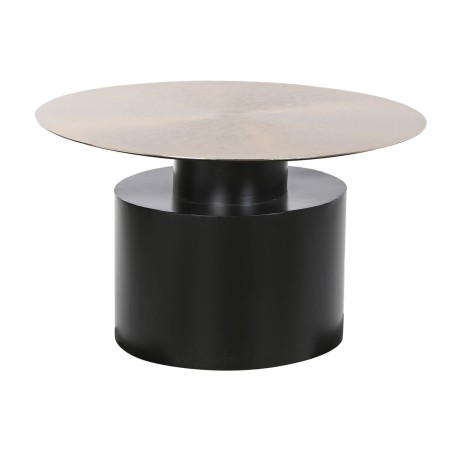 Bijzettafel DKD Home Decor 76 x 76 x 46 cm Zwart Gouden Ijzer